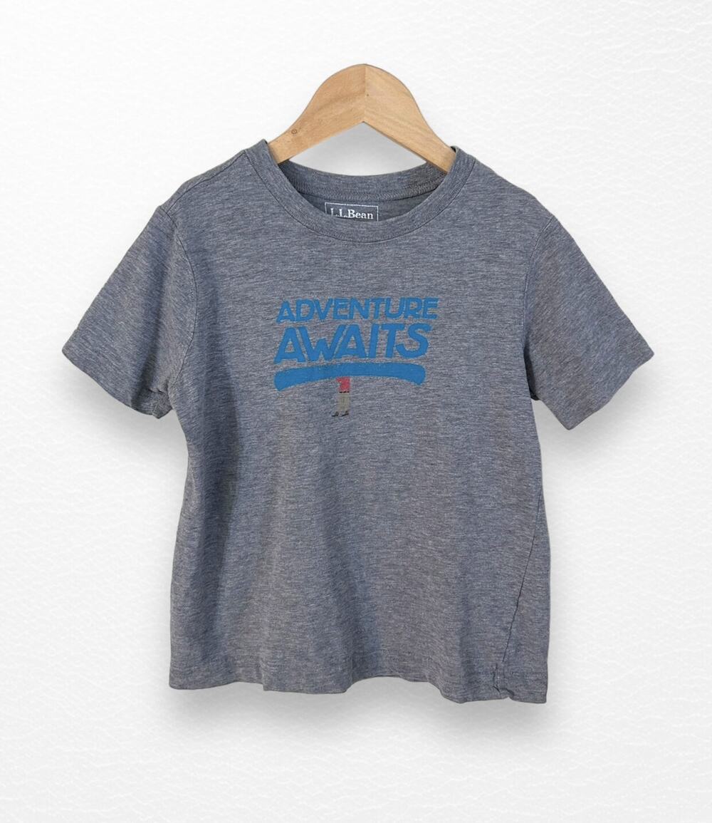 LL Bean Adventure Awaits Tee, Size 5/6